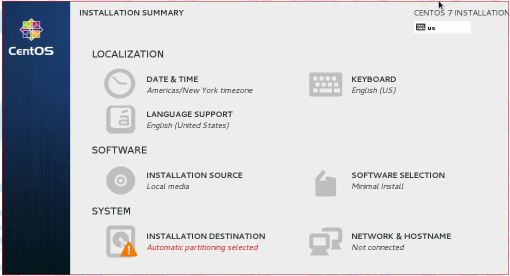 Set LOCALIZATION setting CentOS7