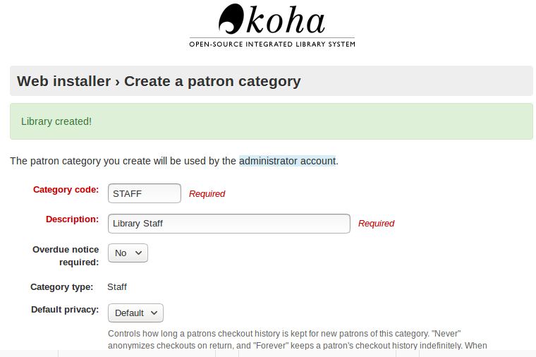 Step 15 Basic Koha Library Setup Part 2