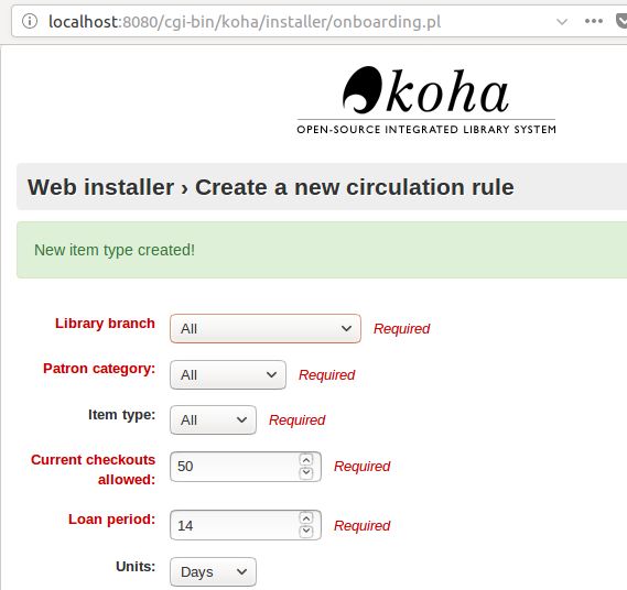 Step 15 Basic Koha Library Setup Part 7