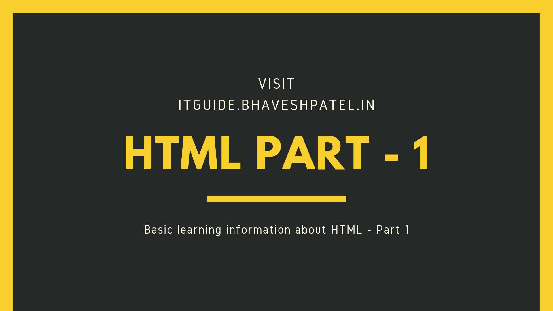 HTML_Part_1