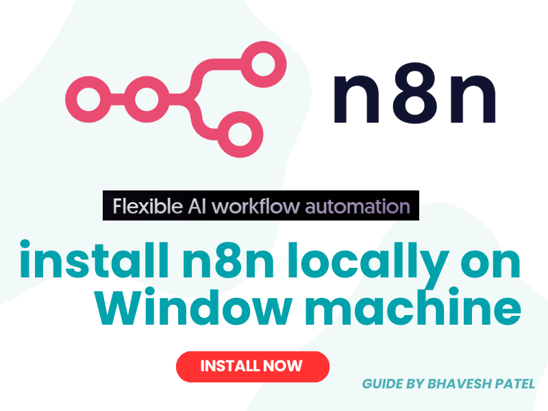 n8n installation locally on window machine